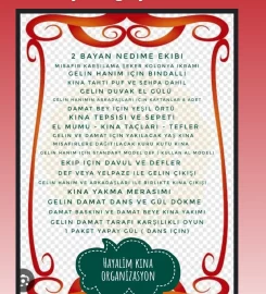Hayalim kına organizasyon